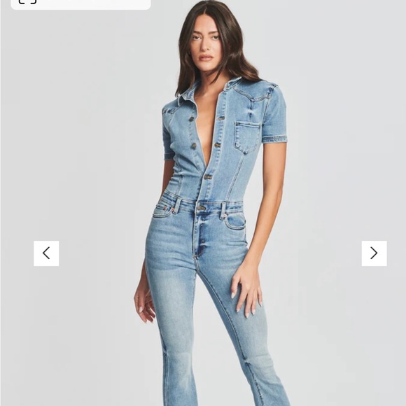 SER.O.YA NWT Fallon Denim Jumpsuit - Picture 1 of 11